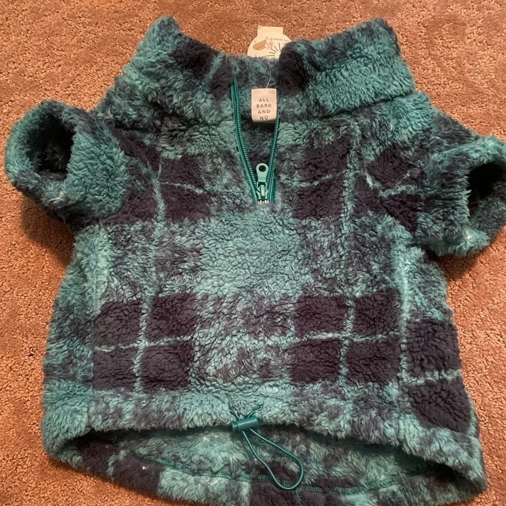 Dog Medium Plaid Coat New Aerie